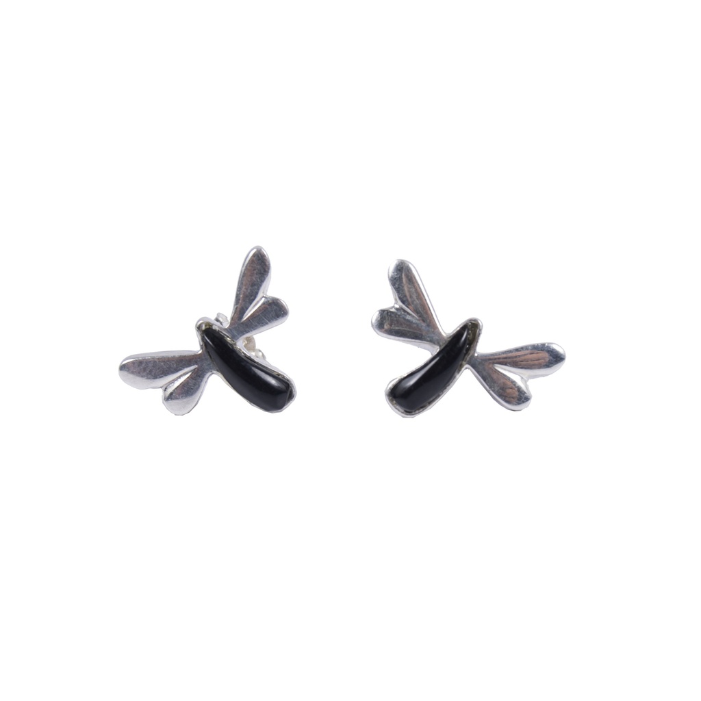 SOPHIA SILVER COW HORN EARRING