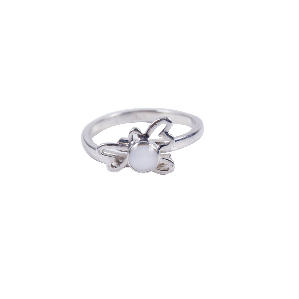 SILUETA SILVER MOTHER PEARL RING