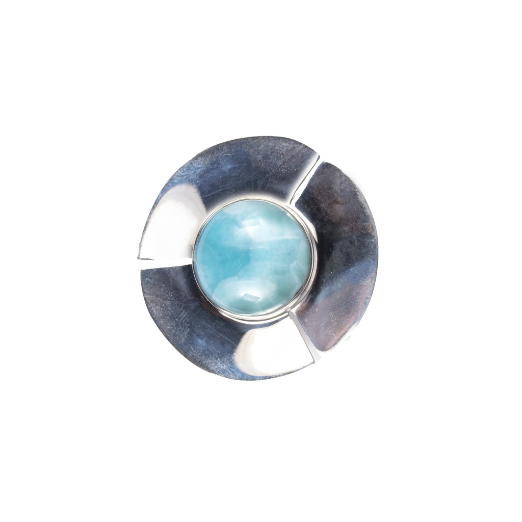 ELICE SILVER LARIMAR PENDANT