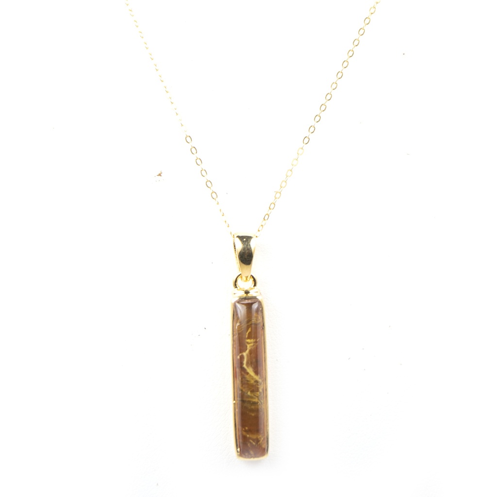 RECTO DORATO AMBER NECKLACE