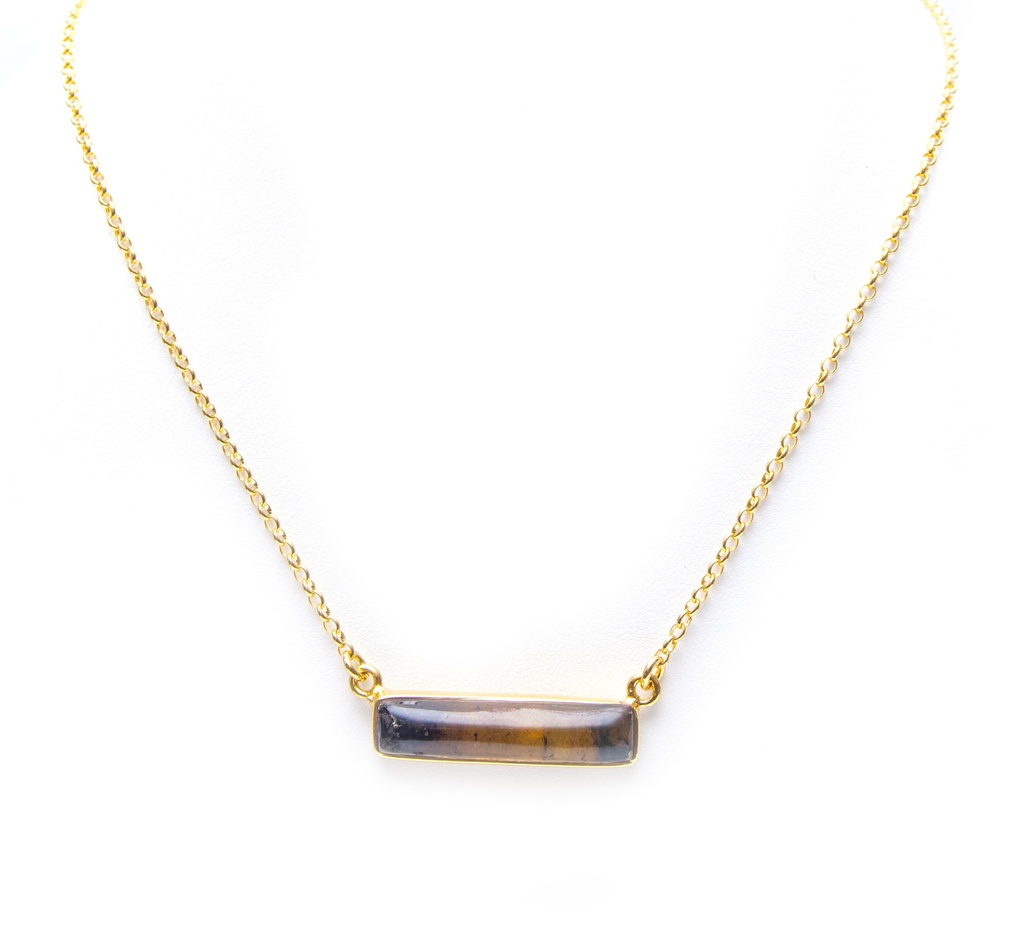 RECTO DORATO AMBER NECKLACE