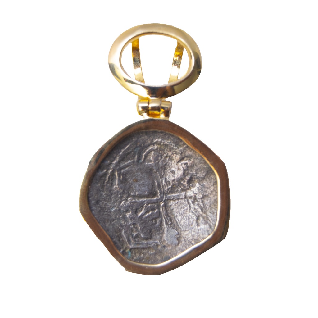 MONEDA IRREGULAR DT/PT PENDANT