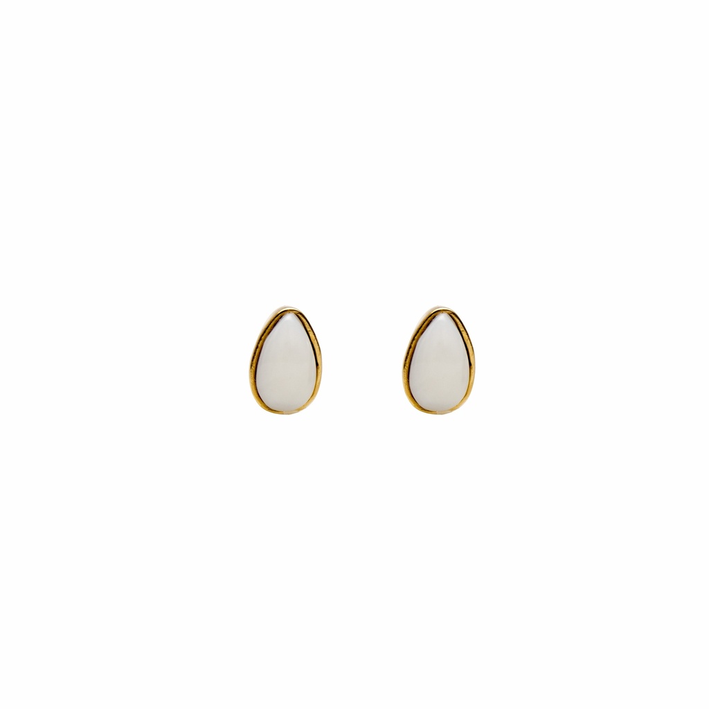 MINI DROPS DORATO MOTHER PEARL EARRINGS
