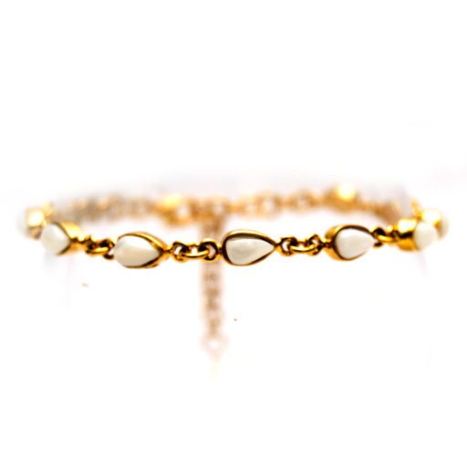 MINI DROPS DORATO MOTHER PEARL BRACELET