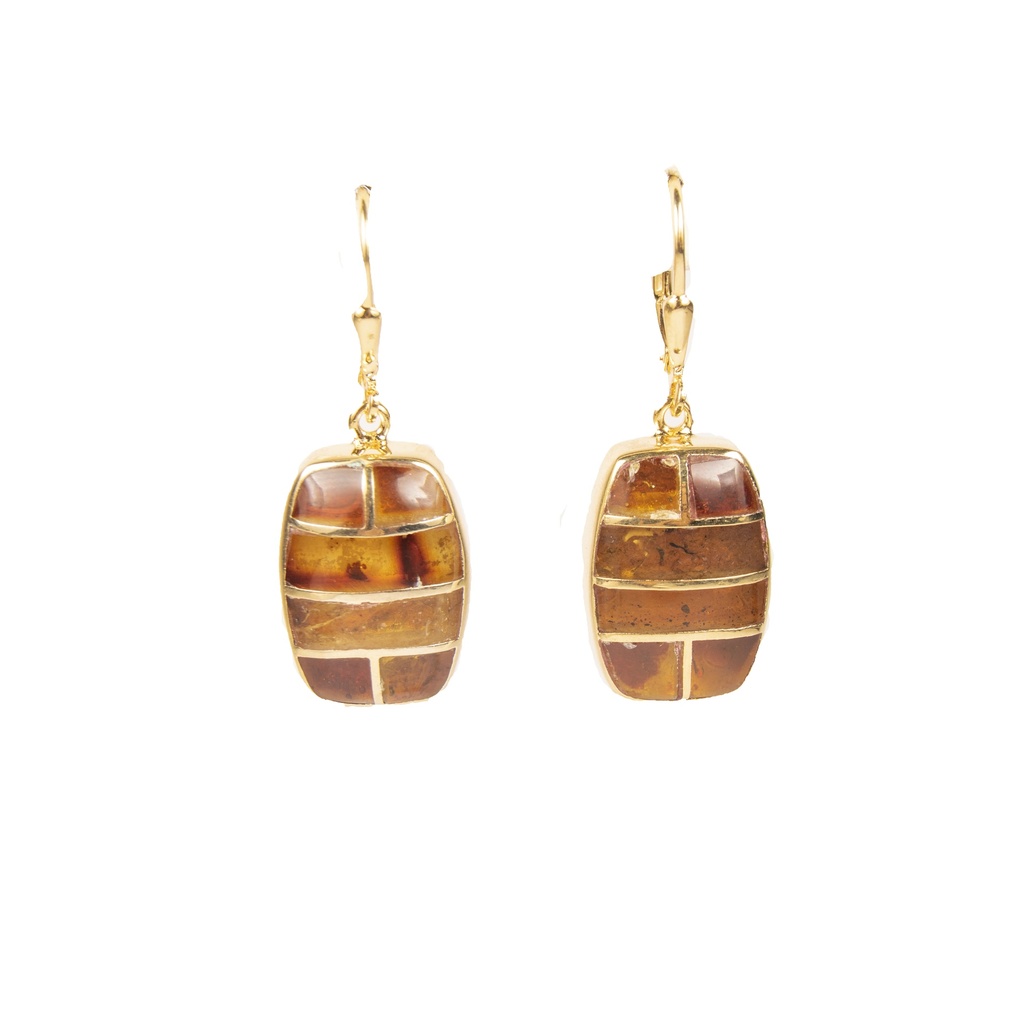 NO. 2 DORATO AMBER DROP EARRINGS