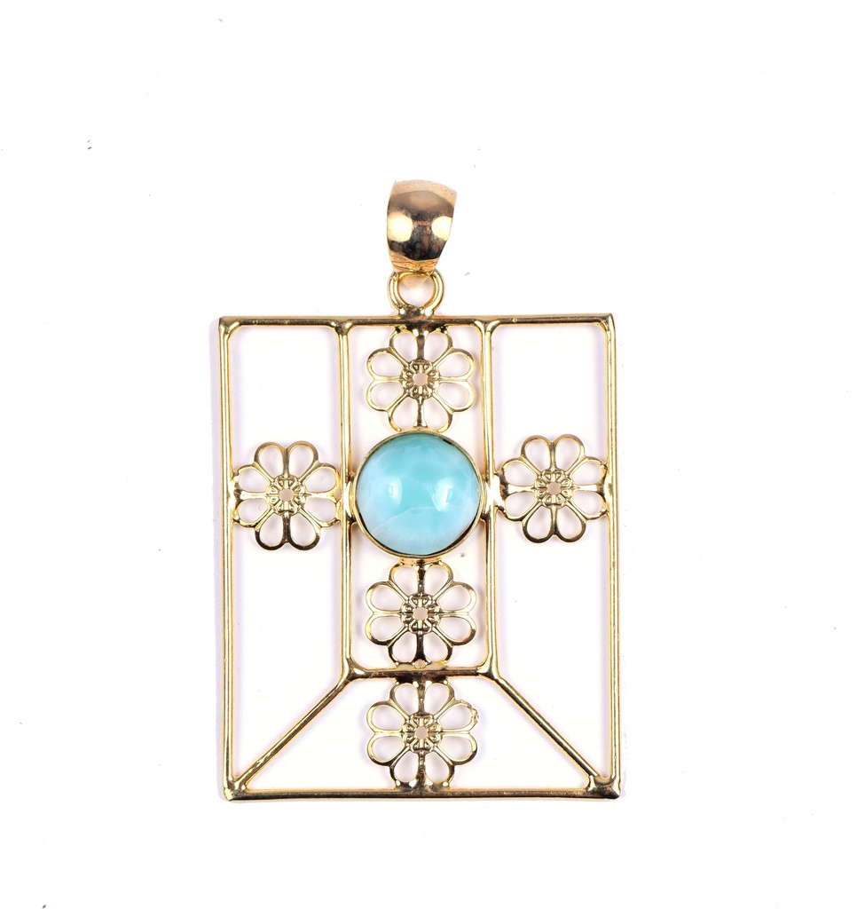 AUTO SILVER LARIMAR #2 BRACELET