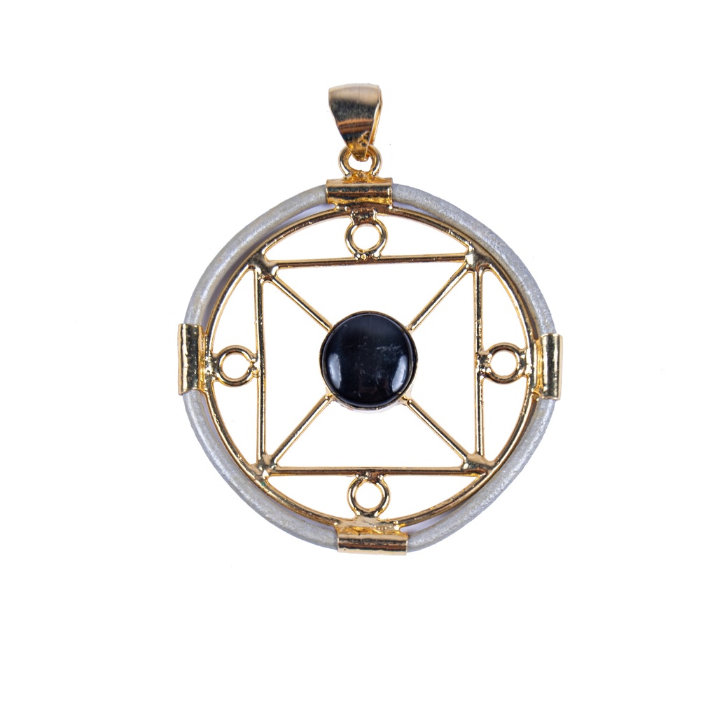 AUTO PIEL DORATO COW HORN PENDANT