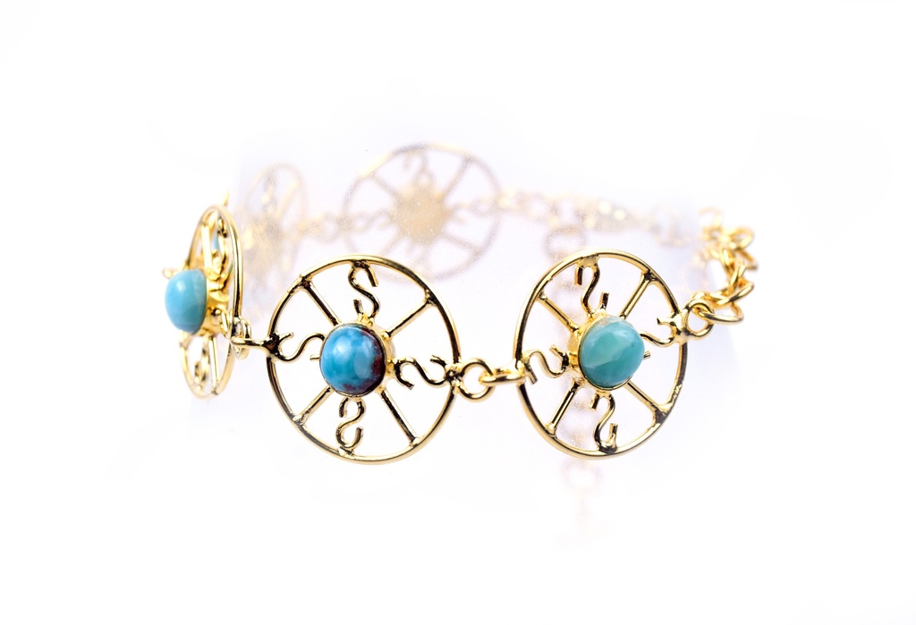 AUTO DORATO LARIMAR #1 BRACELET