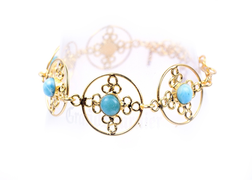 AUTO DORATO LARIMAR #1 BRACELET