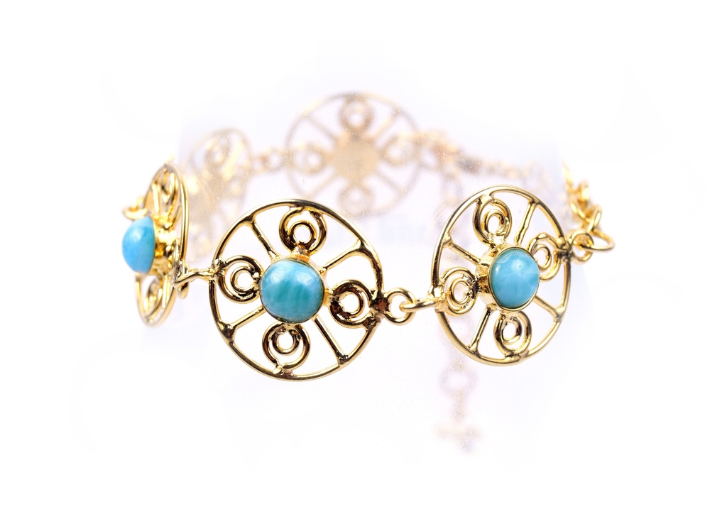AUTO DORATO LARIMAR #1 BRACELET