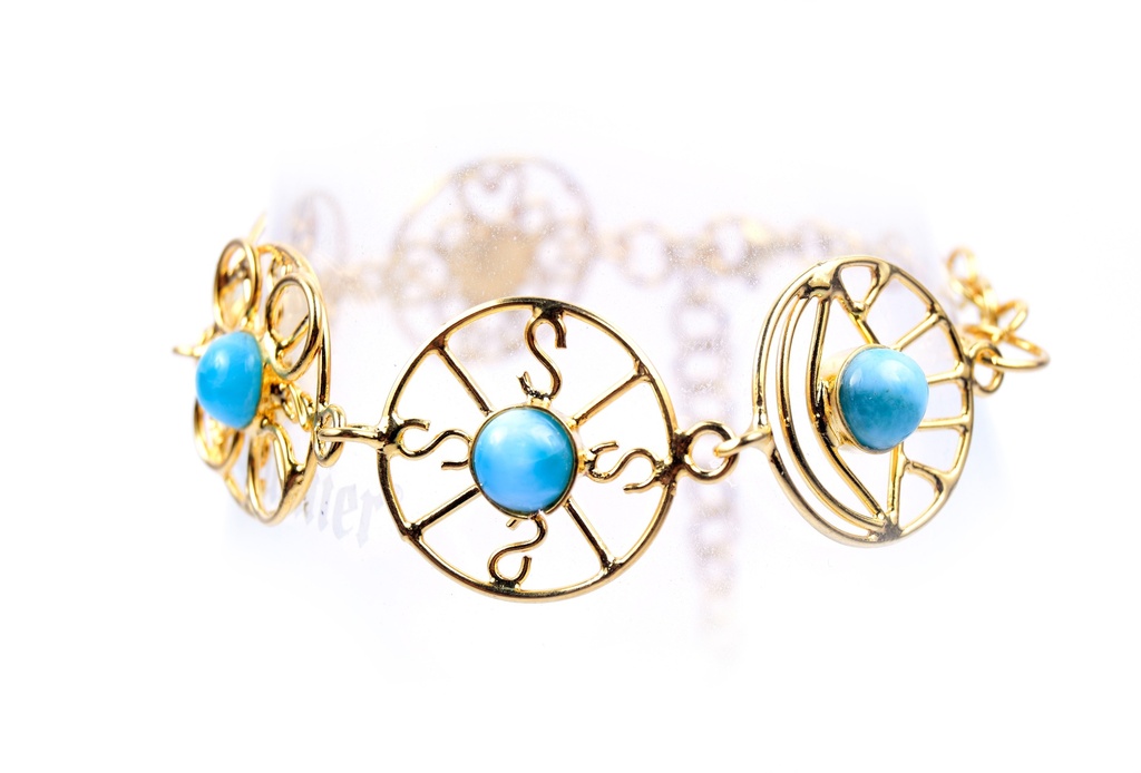 AUTO DORATO LARIMAR #1 BRACELET