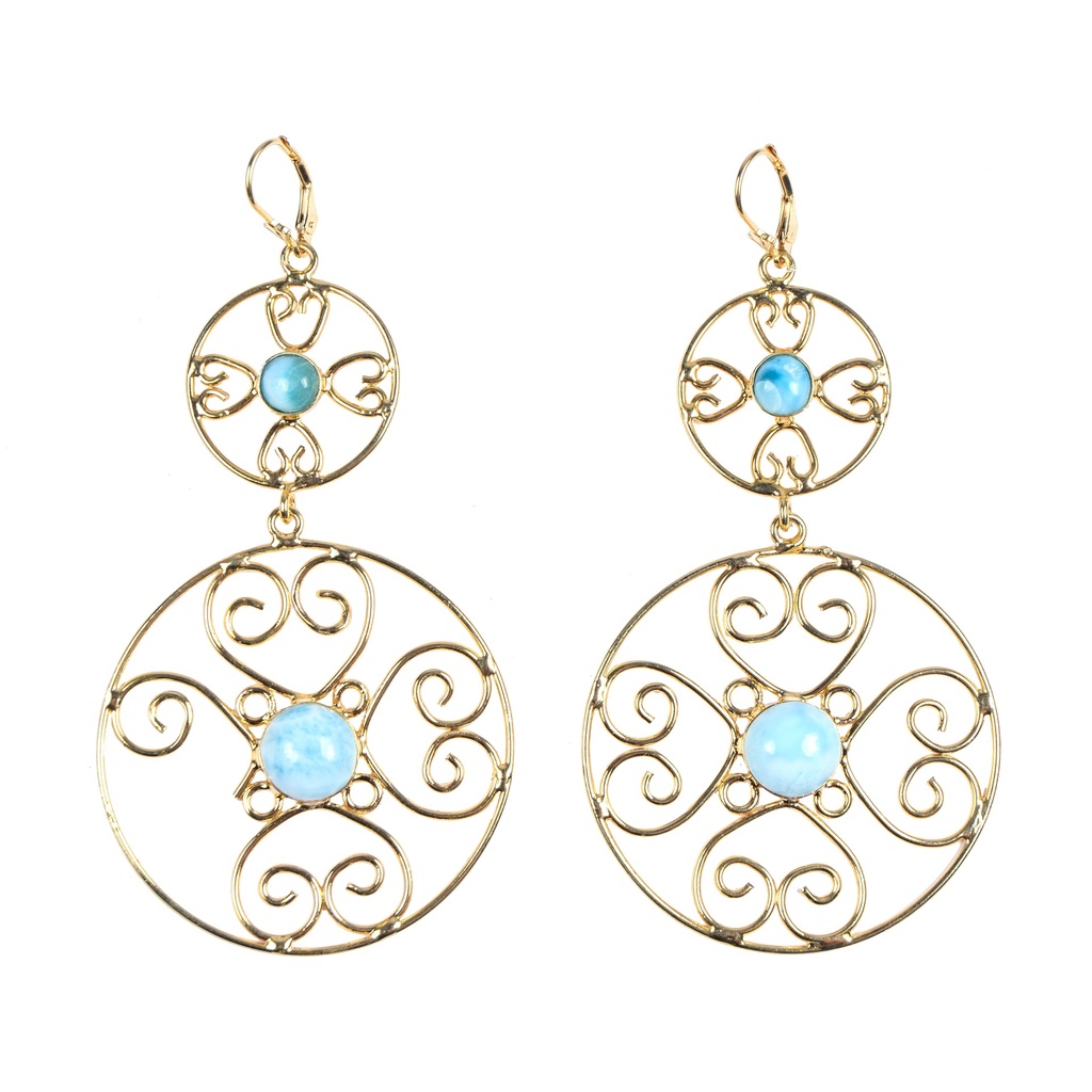 AUTO DORATO AMBER SMALL EARRINGS