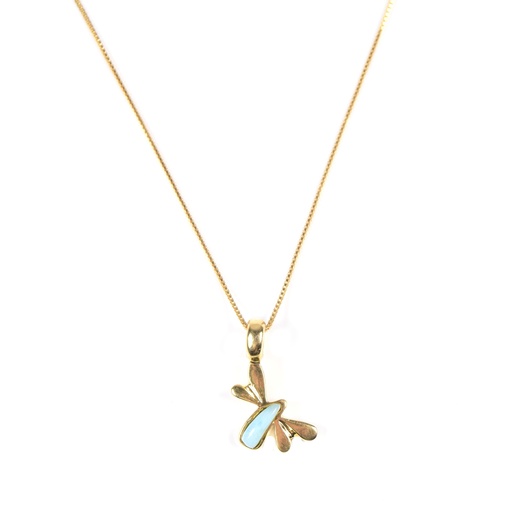 [30687] SOPHIA DORATO LARIMAR NECKLACE