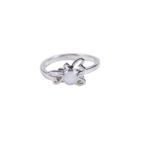 [30148] SILUETA SILVER MOTHER PEARL RING