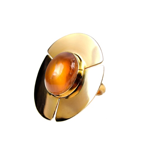 [32115] ELICE DORATO AMBER RING