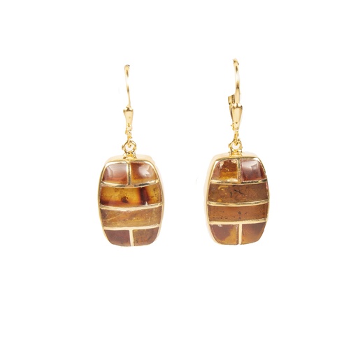 [30364] NO. 2 DORATO AMBER DROP EARRINGS