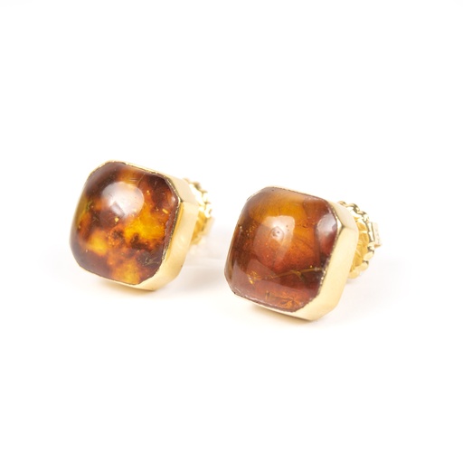 [31437] NO. 4 DORATO AMBER EARRINGS