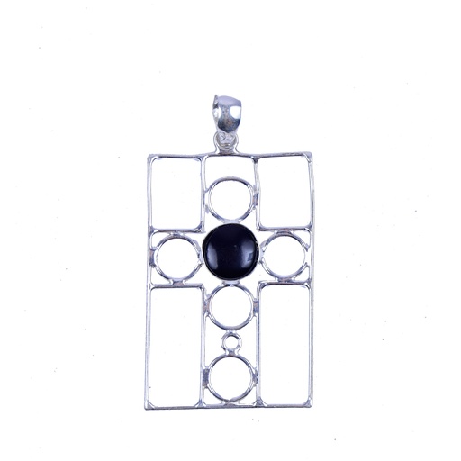 [32628] AUTO SILVER COW HORN PENDANT
