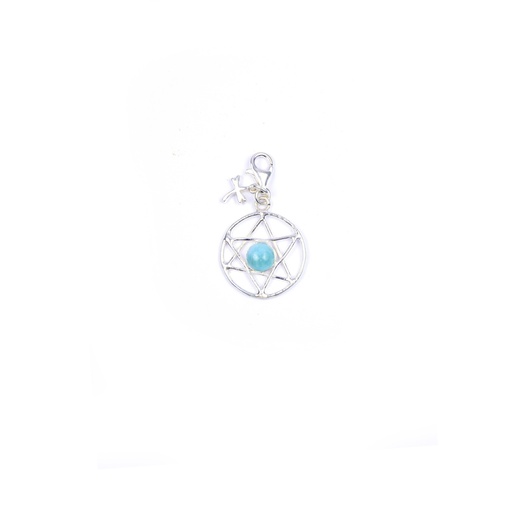 [32706] AUTO SILVER LARIMAR CHARM