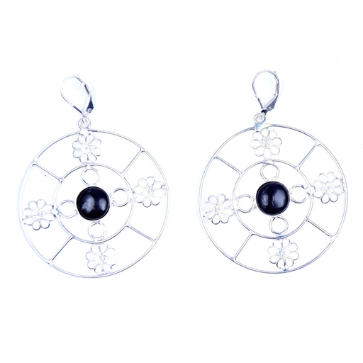 [32686] AUTO SILVER LARIMAR NECKLACE