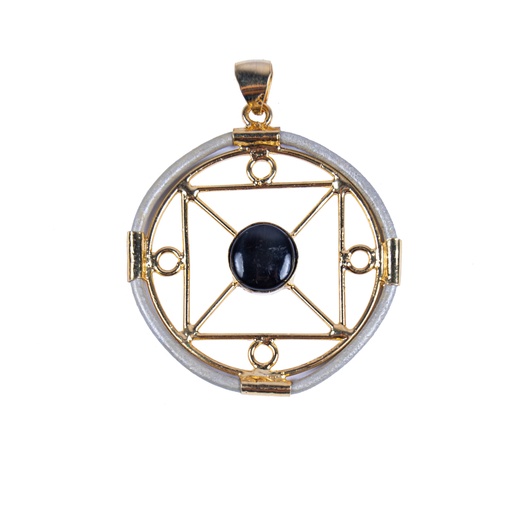[32787] AUTO PIEL DORATO COW HORN PENDANT
