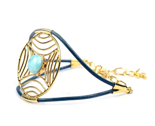 [32796] AUTO PIEL DORATO LARIMAR BRACELET