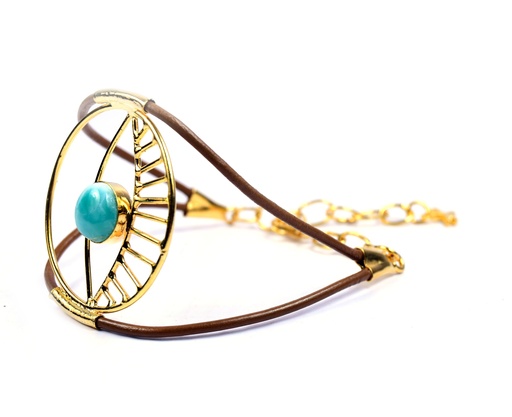 [32803] AUTO PIEL DORATO LARIMAR BRACELET