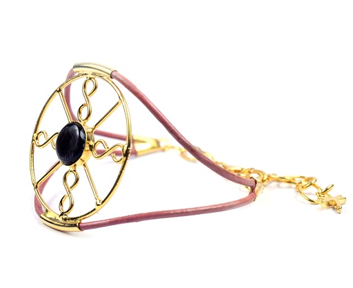 [32804] AUTO PIEL DORATO COW HORN BRACELET