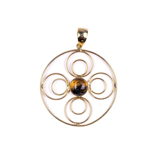 [32948] AUTO DORATO AMBAR PENDANT