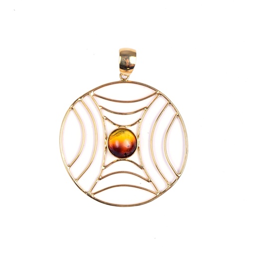 [32950] AUTO DORATO AMBAR PENDANT