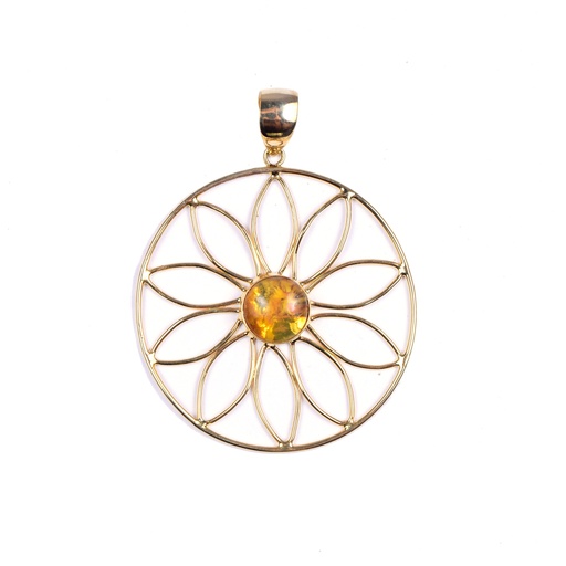 [32957] AUTO DORATO AMBAR PENDANT