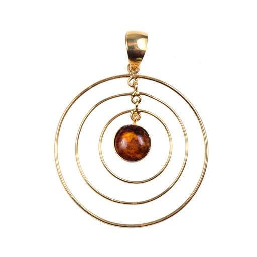 [32958] AUTO DORATO AMBAR PENDANT