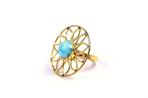 [32986] AUTO DORATO LARIMAR RING