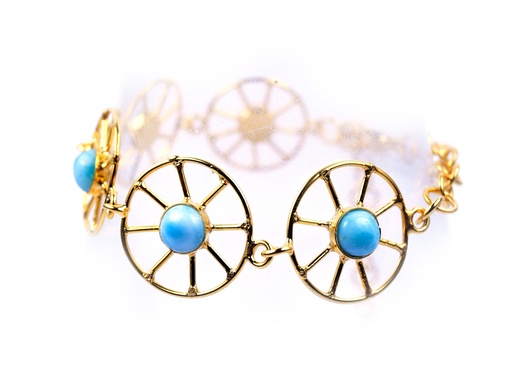 [33004] AUTO DORATO LARIMAR #1 BRACELET