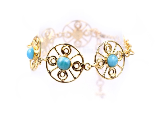 [33010] AUTO DORATO LARIMAR #1 BRACELET