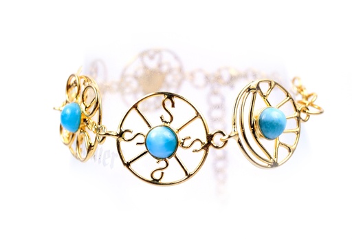 [33013] AUTO DORATO LARIMAR #1 BRACELET